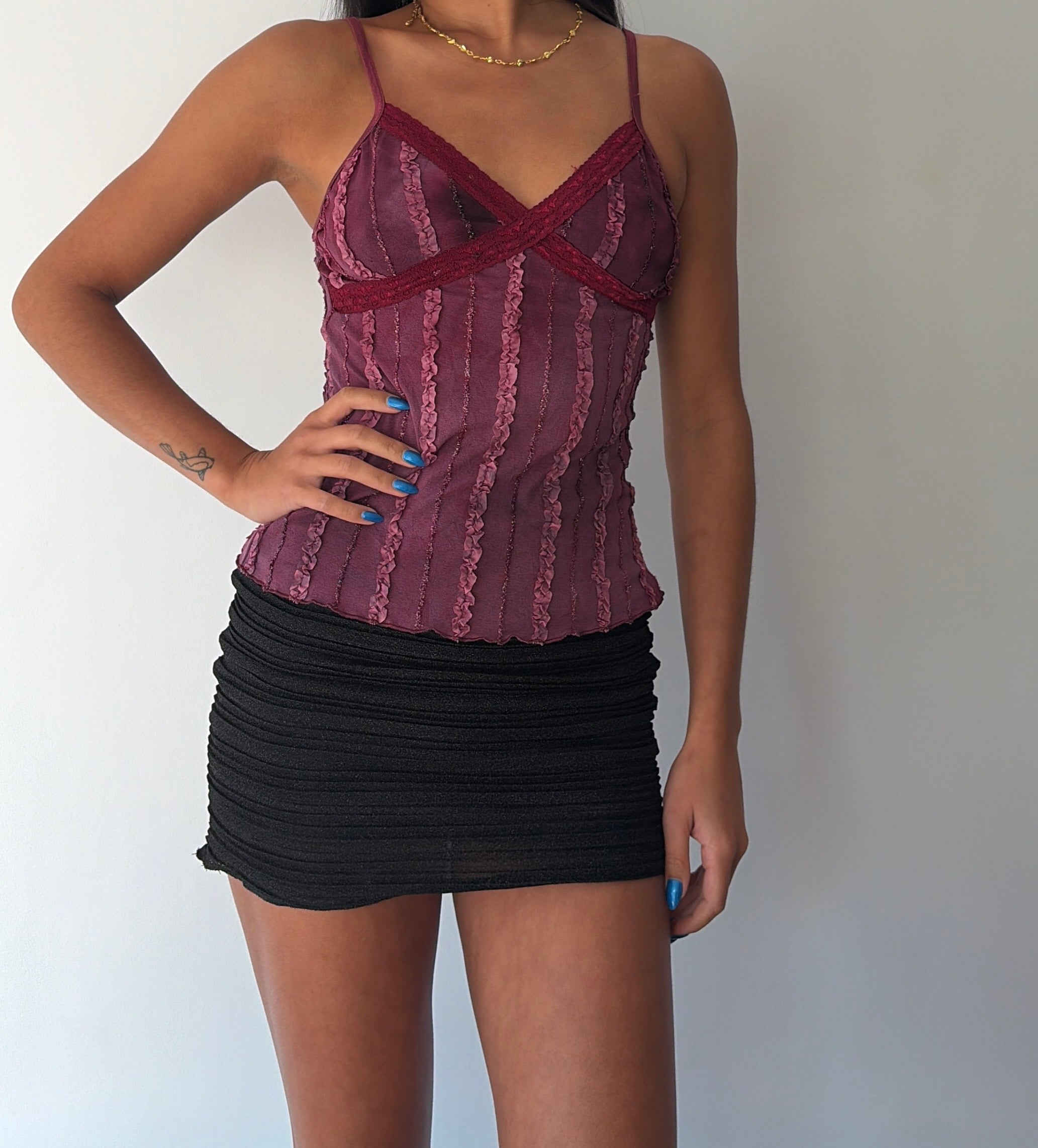 Pink and Purple Fairycore Cami
