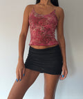 Liquid Pink Paisley Sparkle Cami