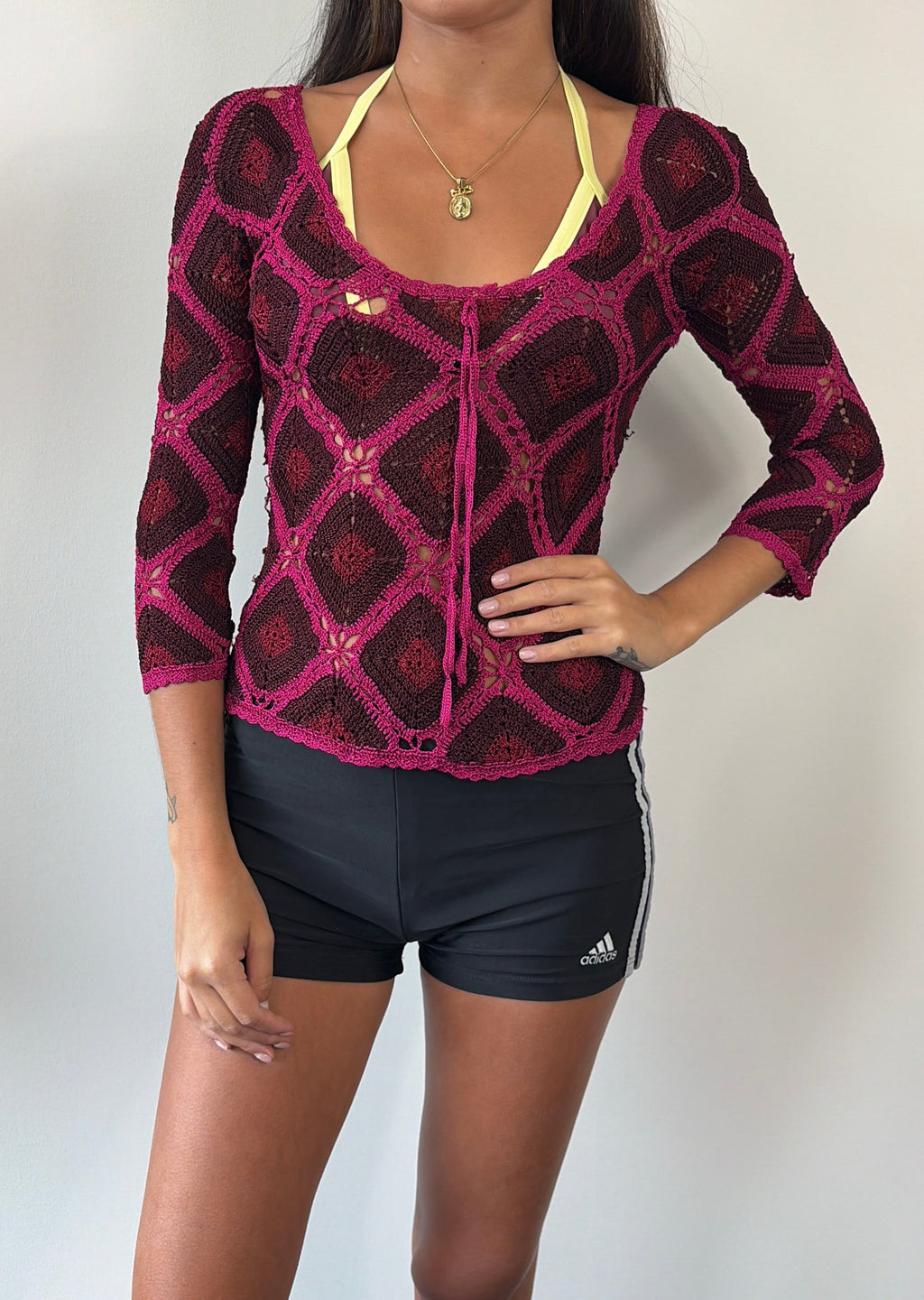 Morgan De Toi Crochet Long Sleeve