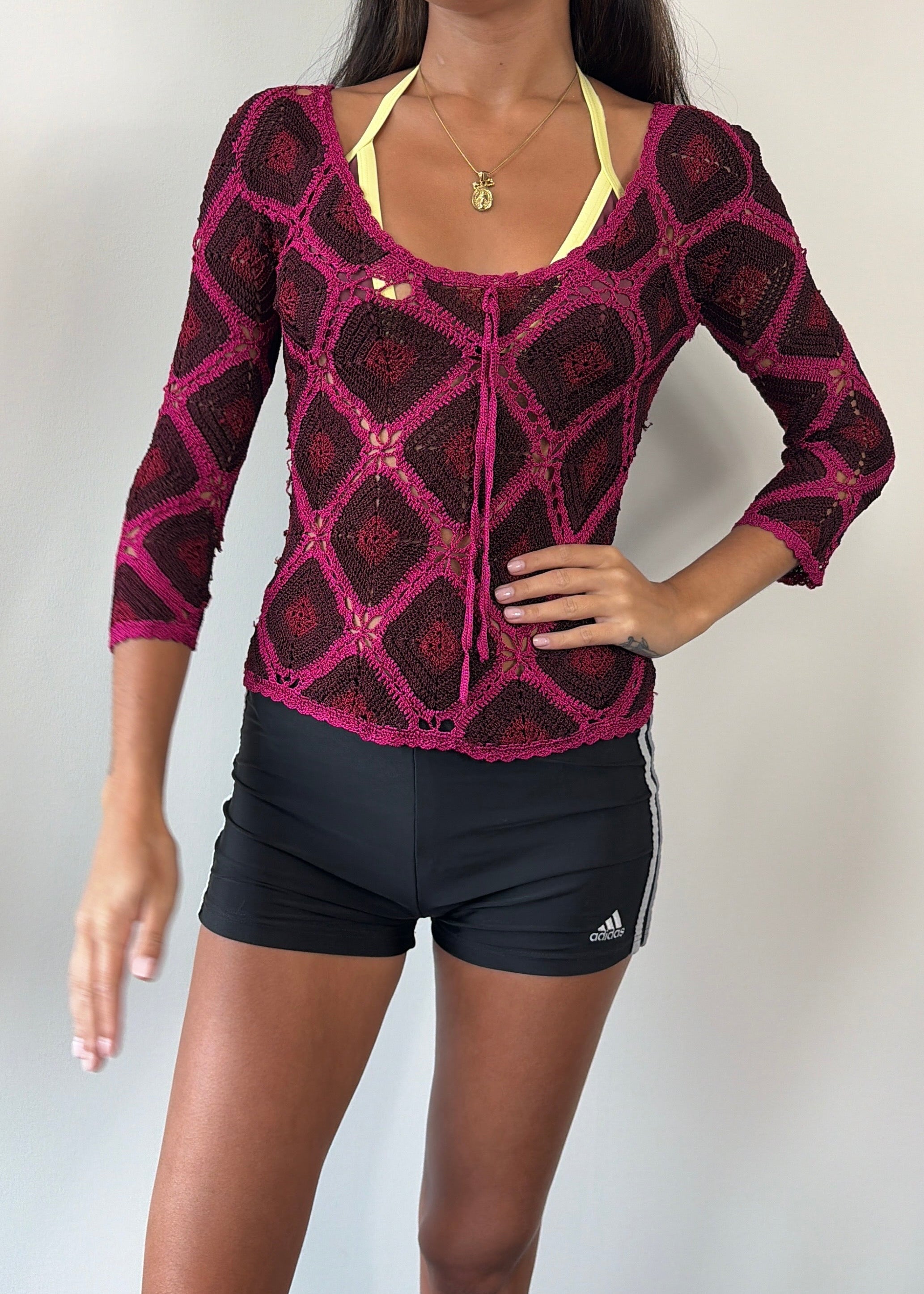 Morgan De Toi Crochet Long Sleeve