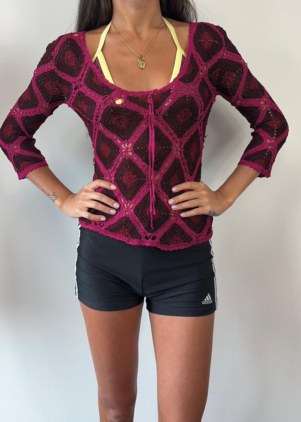 Morgan De Toi Crochet Long Sleeve