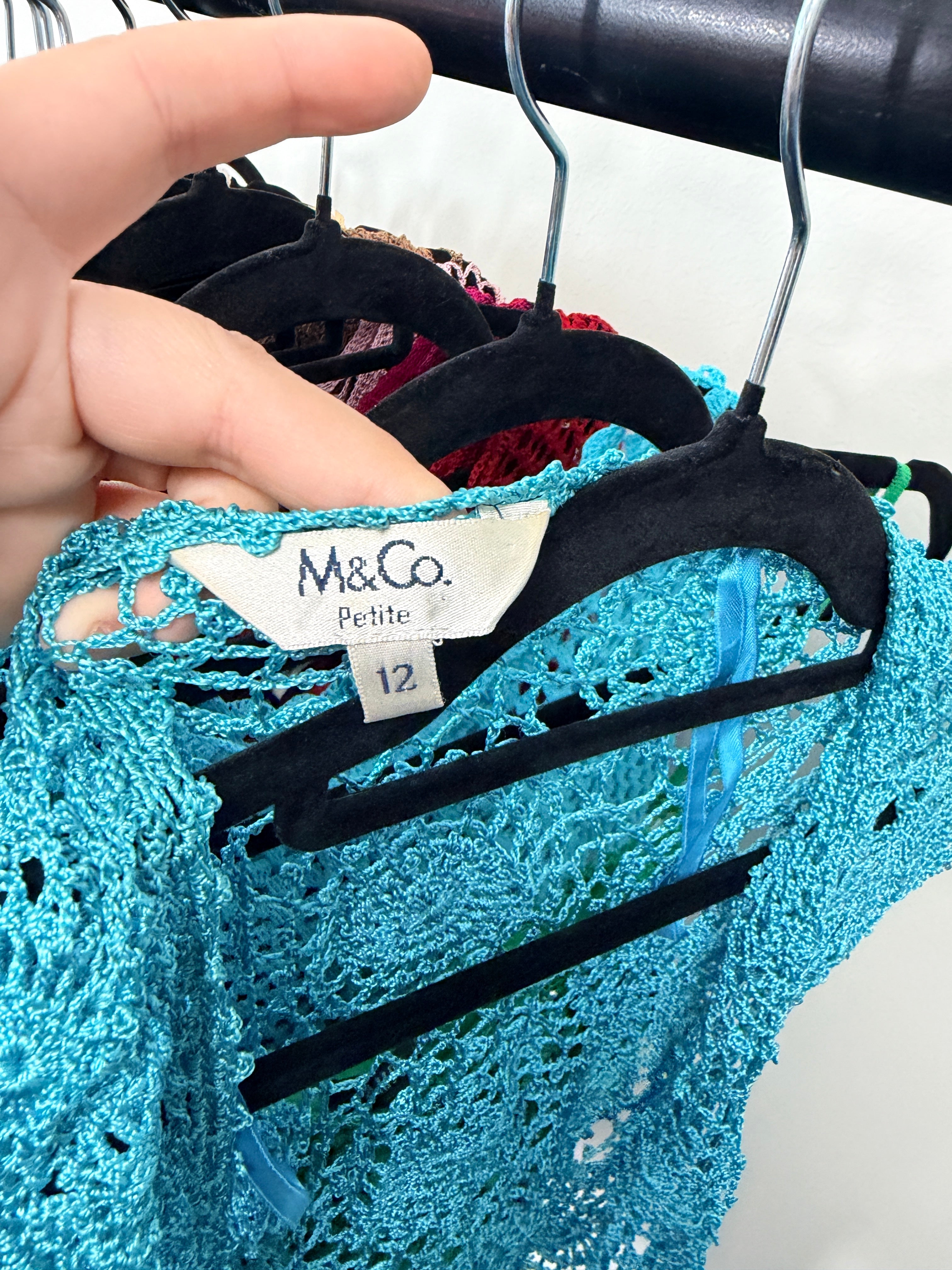 Aqua Tie Up Bolero